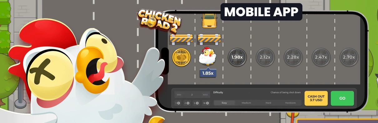 Chicken Road 2 Mobile App.