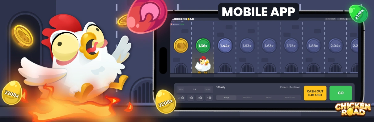 Chicken Road Mobile App.